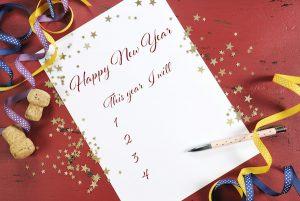 check list for new years resolutions